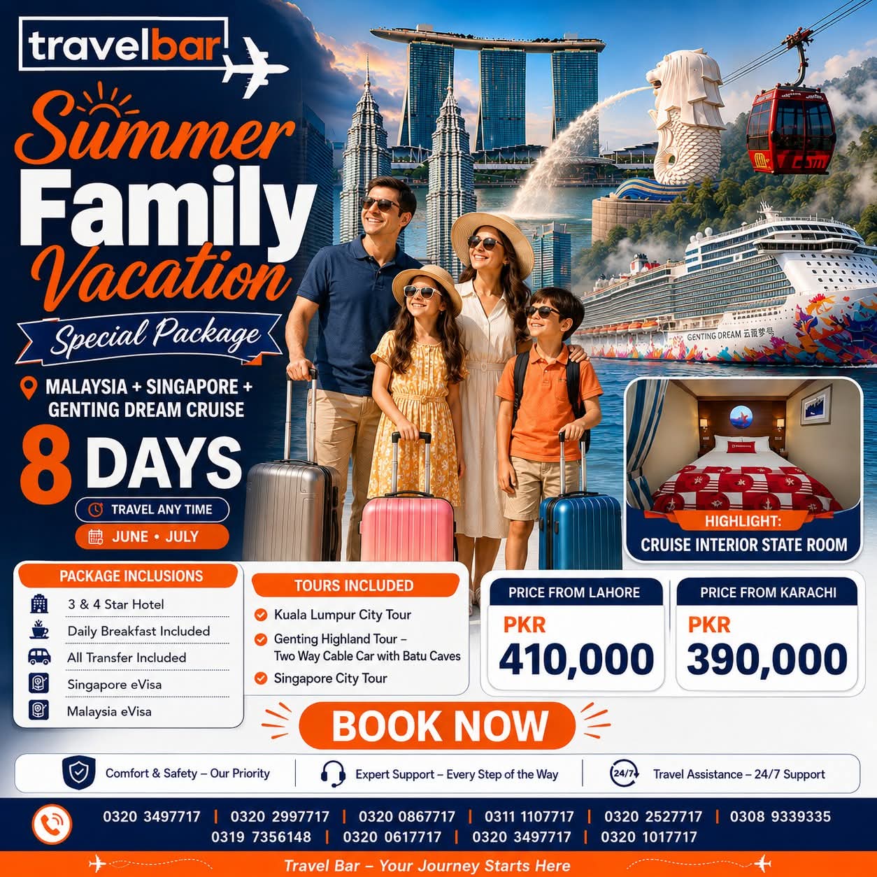 Summer Family Vacation — Malaysia + Singapore Cruise