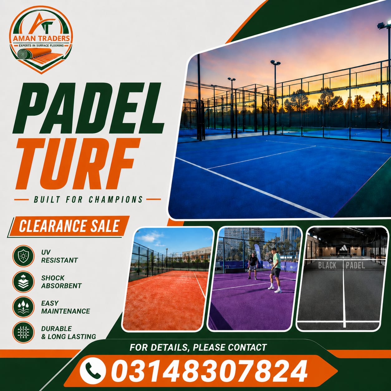 Padel Turf — Clearance Sale